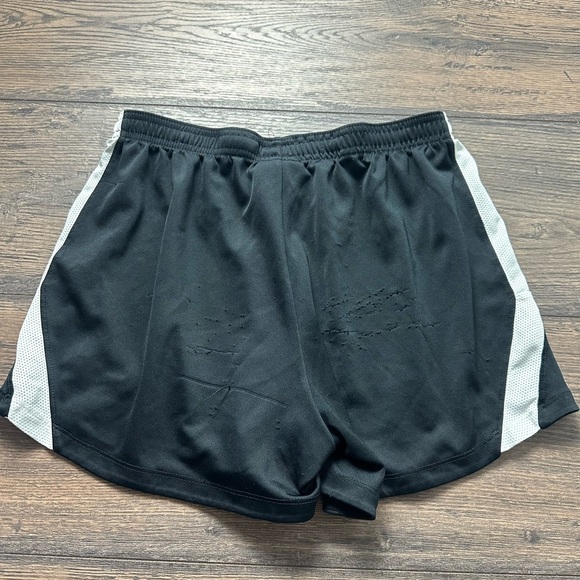 Nike Women's Black and White Athletic Shorts - Picture 4 of 4